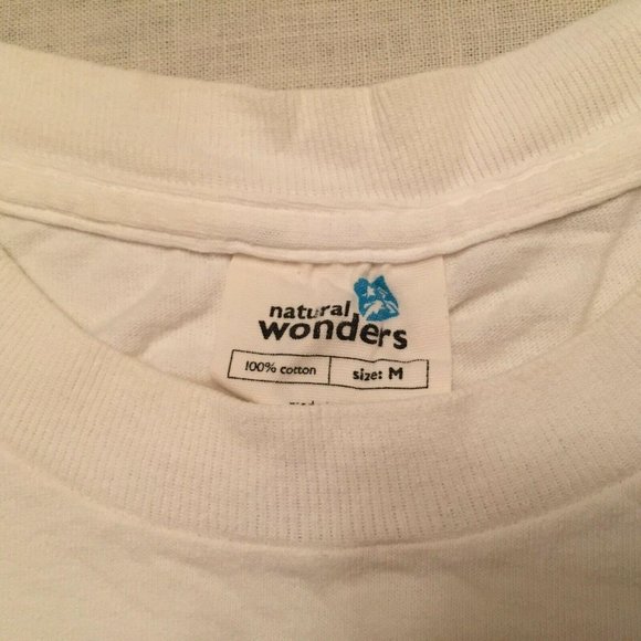 Natural Wonders T-Shirt White Dolphins Marine Med - Picture 2 of 2